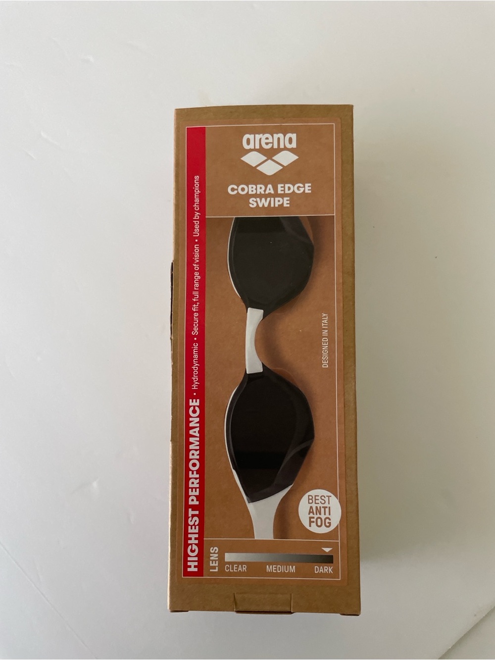 Arena Cobra Edge Swipe Racing Swim Goggles